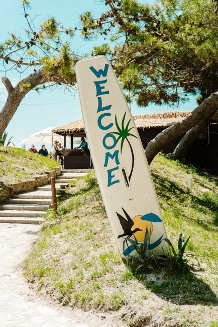 Tavola da surf con 